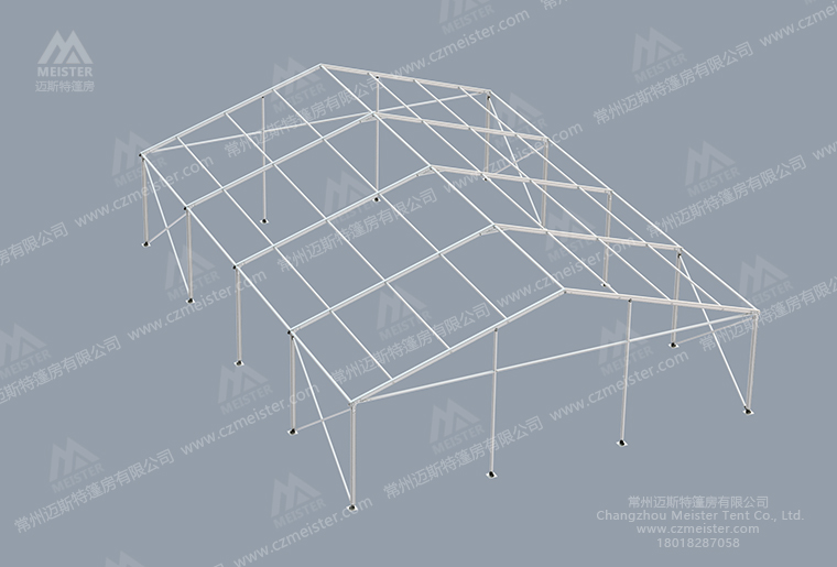 15米跨度篷房框架圖 15米跨度篷房框架圖