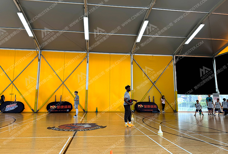 弧形籃球篷房 弧形籃球篷房